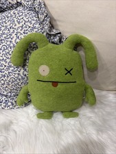 VTG Ugly Doll Uglydoll OX Monster Green 12 Plush Stuffed Toy 2003 Authentic