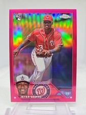 2023 Topps Chrome Jeter Downs RC 12/399 Pink Refractor #USC196 Nationals L👀k!