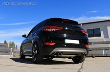  Racing-Anlage ab OPF für Hyundai Tucson 3 TL Frontantrieb je 2x115x85mm