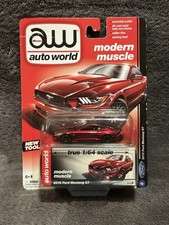 Auto World Modern Muscle 2015 Ford Mustang Gt 6 Red Chrome