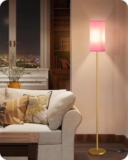 Floor Lamp, Pole with Foot Switch, Modern Standing Lamp Lampshade, Minimalist...