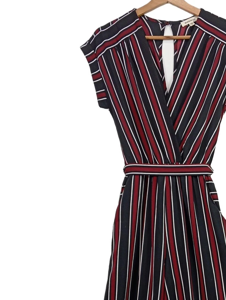 MONTEAU Combinaison Dames Pantalon T EU 36 rouge-noir-blanc style décontracté - Photo 3/4