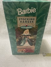 Vintage Hallmark Barbie Christmas Stocking Hanger 1996 Holiday