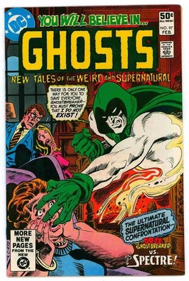 Ghosts # 97 VF 8.0 DC Comics Spectre vs. Dr. 13 Cover by Aparo Horror Comic