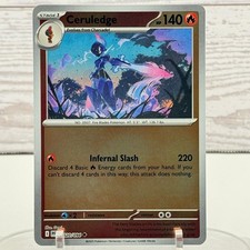Ceruledge 020/094 Phantasmal Flames Pokemon Reverse Holo NM