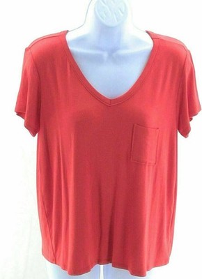 Cha Cha Vente Womens Red Top Size Small