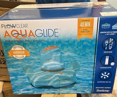Bestway Flowclear AquaGlide Cordless Robotic Pool Cleaner Rechargeable Vacuum
