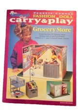 Barbie Doll Carry & Play Grocery Store Plasti...