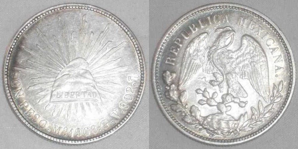 1908 Year Silver Mexican Coins for sale | eBay