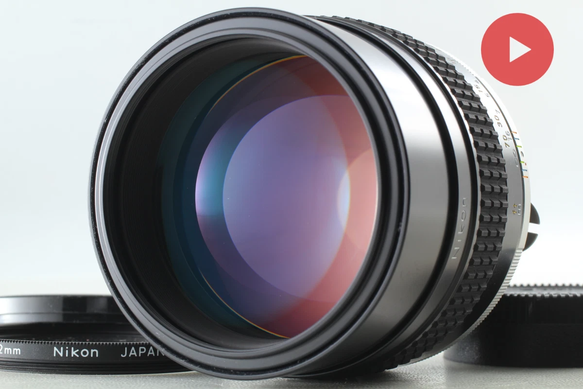 Obiettivo Nikon Ai/S Nikkor 105mm F/1.8 Teleobiettivo, Messa A Fuoco Manuale, Usato