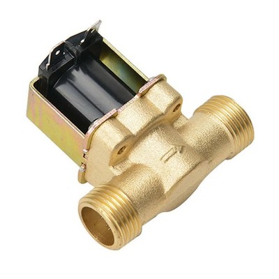 Brass Normally Closed Solenoid Valve 1/2'' DC12V Electric For Water Pipe 0.8Mpa