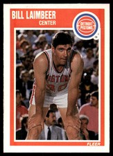 1989-90 Fleer Bill Laimbeer Detroit Pistons #48