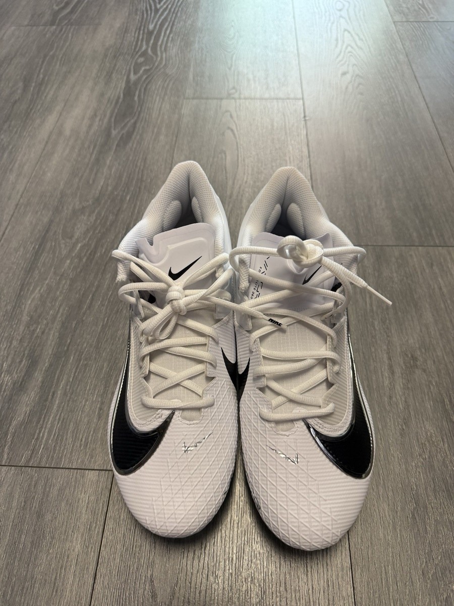 Nike Vapor Edge Elite 360 2 White Black Football Cleats  display picture 1