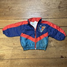 Vintage Sesame Street Elmo Cookie Monster Toddler Windbreaker 12 Months