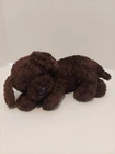 Vtg Ty Classic Nuzzle Chocolate Lab Plush Brown Puppy Dog 13" Floppy Stuffed Toy