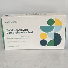Everlywell Food Sensitivity Comprehensive Test 204 Different Foods EXP 01/31/27
