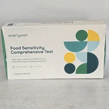 Everlywell Food Sensitivity Comprehensive Test 204 Different Foods EXP 01/31/27