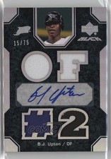 2007 Upper Deck Black 15/75 BJ Upton #39 Auto 0o48