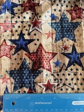 Americana 4th Of July Star Striped Red White Blue 100 Cotton Fabric 25