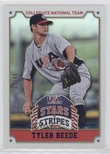 2015 Panini Stars and Stripes Longevity Parallel Sapphire 17/49 Tyler Beede fm0