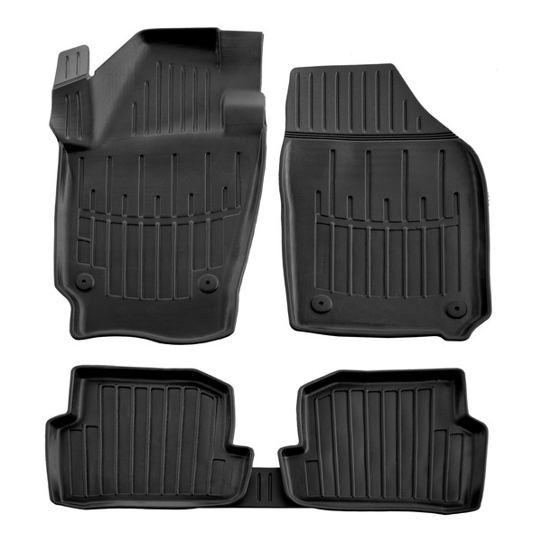 Gummi FußMatten Gummimatten FüR Skoda Fabia 3 NJ Ab 2014 5-Tlg Scoutt-image