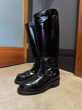 Chippewa Motorcycle Boots 17" High Shine Patrol 7 D 71418 Trooper Engineer