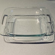 Pyrex Glass Square Baking Dish Clear 2qt 8x8i...