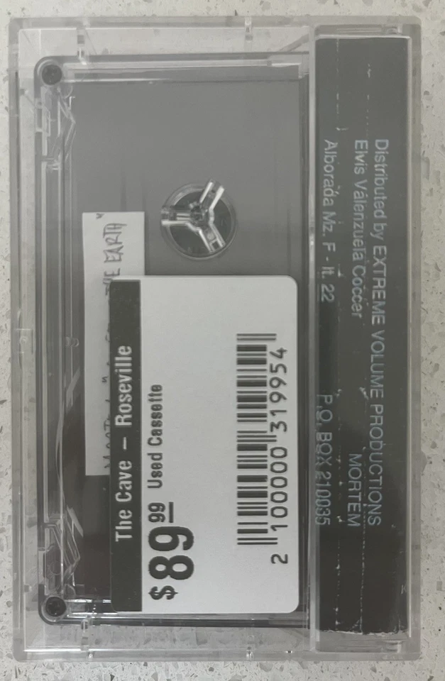 Mortem- Vomit Of The Earth 1993 Death Metal Cassette Tape Good - Image 2 of 4