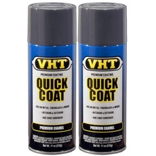 VHT Paint VHTSP513 (2-PACK); Quick Coat 11oz Aerosol Machinery Gray