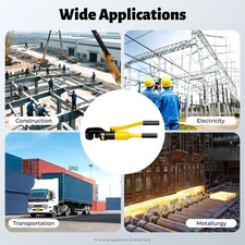 13 Ton Hydraulic Cutter Steel Cutting Tool 4-22mm Rebar Hydraulic Bolt Cutter