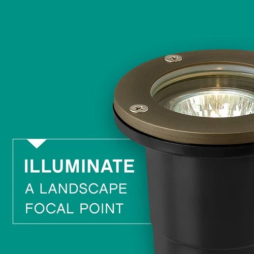 Hinkley Landscape Hardy Island 12V Flat Top Well Light 3.75" Matte Bronze - Picture 3 of 10