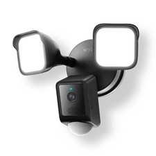 Wyze Wired Outdoor Wi-Fi Floodlight Camera 2K Video, Color Night Vision, Black