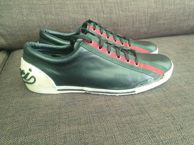 Gucci Sneaker Schuhe GG Shoes Scarpe Black Size 11.5 690 