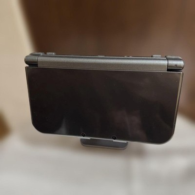 Nintendo New 3DS LL XL Black IPS Top Console w/ Mem Card Tested