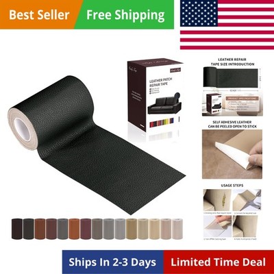 Cindy's Black Leather Repair Patch Tape Kit for Furniture and Car Seats