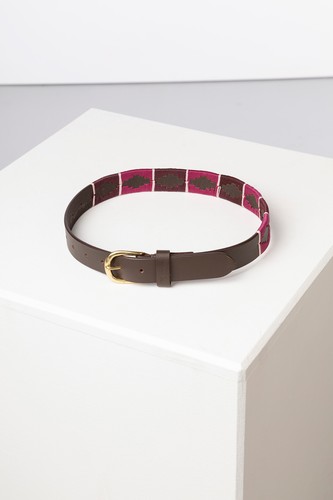 Kid's Polo Belt Boys Girls Equestrian Leather Belts Embroidered Rydale 5 Colours - Picture 5 of 6
