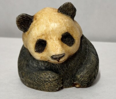 HARMONY KINGDOM IMPORTANT POTS FIGURINE LING LING POT BELLY PANDA Amazing