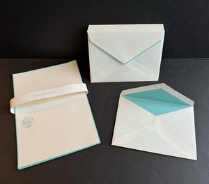 Vintage Tiffany & Co. Stationery & Matching Lined Envelopes