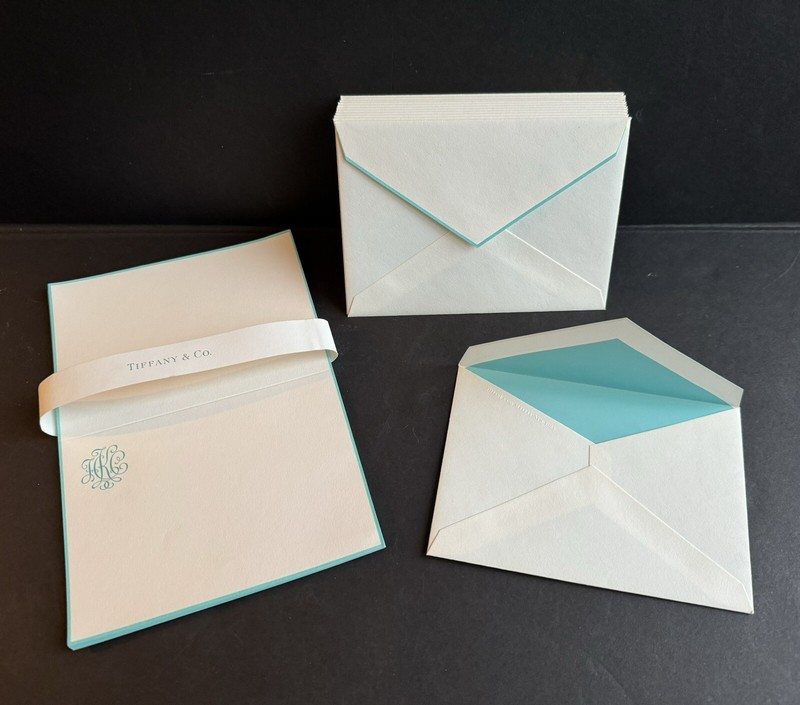 Vintage Tiffany & Co. Stationery & Matching Lined Envelopes
