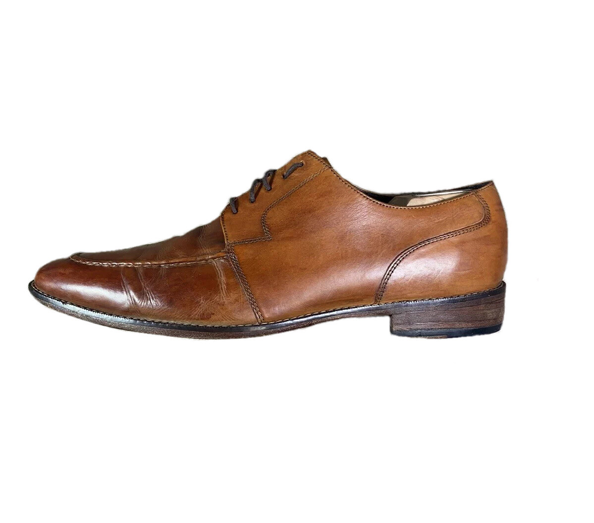 SAOLA Scarpe stringate Cole Haan Air uomo 12 M eleganti Oxford marrone punta grembiule C09301