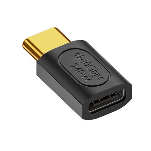 90Right Angle Type-C to Type-C Adapter USB-C Fast Charging Converter 40Gbps C0U8 - Picture 6 of 29