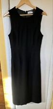 Calvin Klein Womens Sheath Dress Black Size 8.  EUC!!
