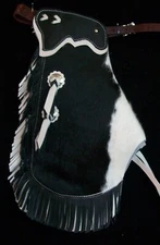 Custom Made Leather Kid's Chinks/Hair on Cowhide Chaps/Made in USA