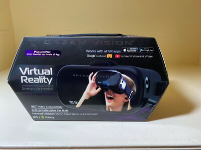 Dream Vision VR 3D 360 - Smartphone Headset Headphones iOS & android