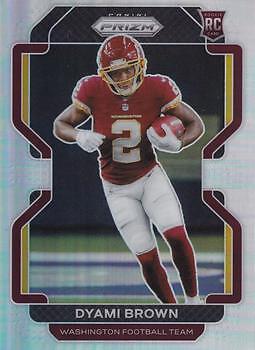 Dyami Brown 2021 Prizm Football - Rookie Variations Silver #V-353 - Washington