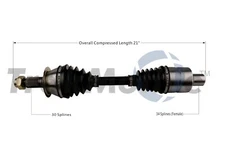 For Cadillac ATS 2013-2015 AWD Front Driver Left CV Axle Shaft SurTrack GM-8359