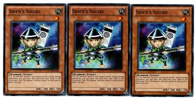 Yugioh- 3X Shien's Squire - Common - Unlimited - STOR-EN026 - Near Mint