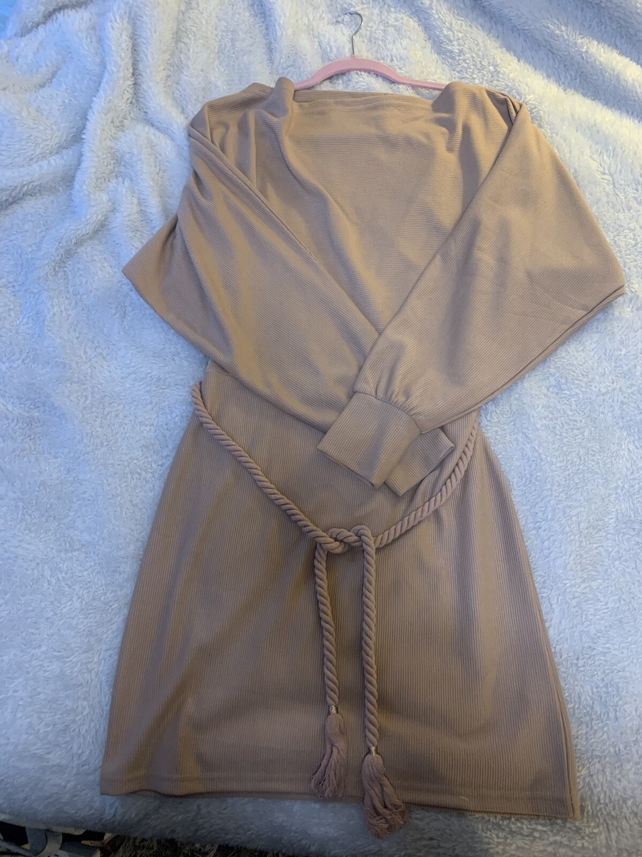 Forever 21 Pink Sweater Dress size L