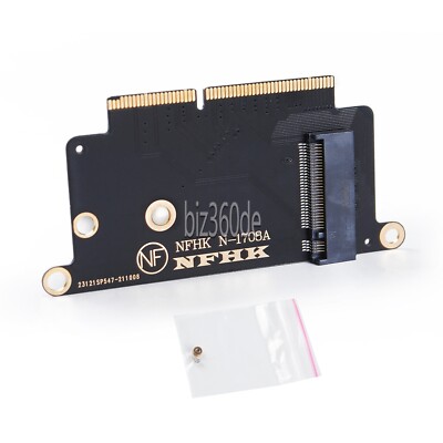 NVMe M.2 NGFF SSD für late 2016-2017 13'' MacBook Pro A1708 Upgrade Adapter Karte