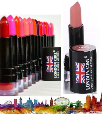 London Girl Lippenstift ~ matt ~ glänzend ~ langlebig ~ trendige Farbtöne  